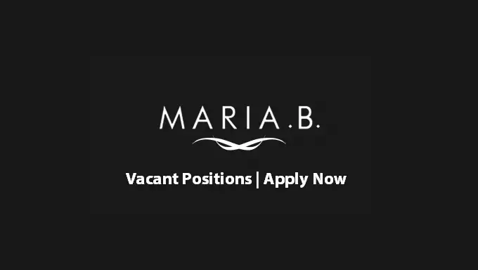 Maria.B Designs Pvt Ltd Jobs Assistant Merchandiser