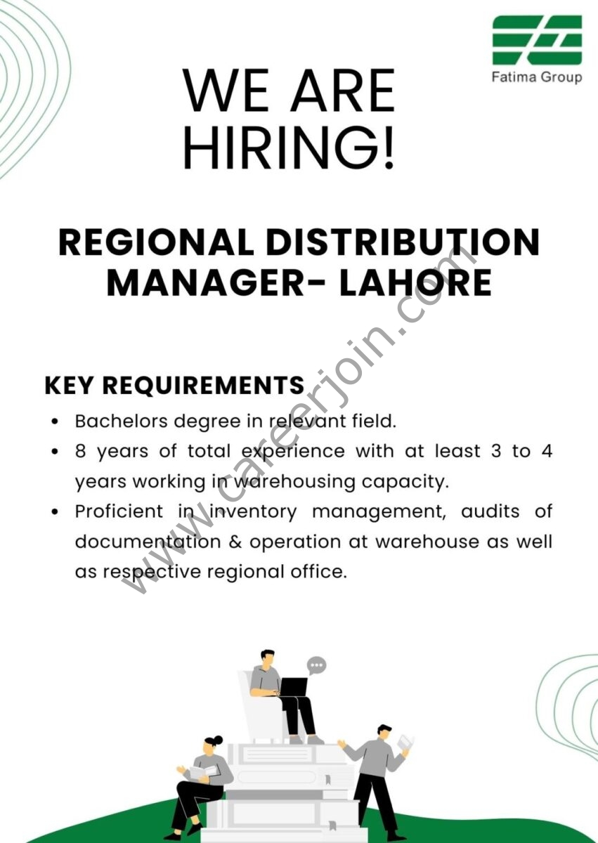 Fatima Group Jobs Regional Distribution Manager  1