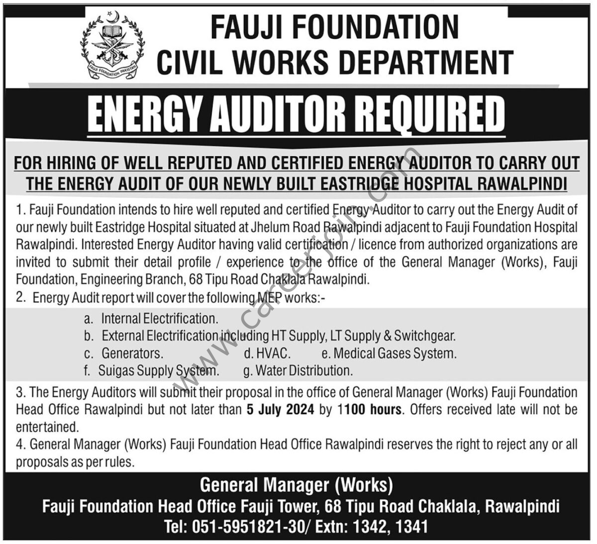 Fauji Foundation Jobs 30 June 2024 Express Tribune 1