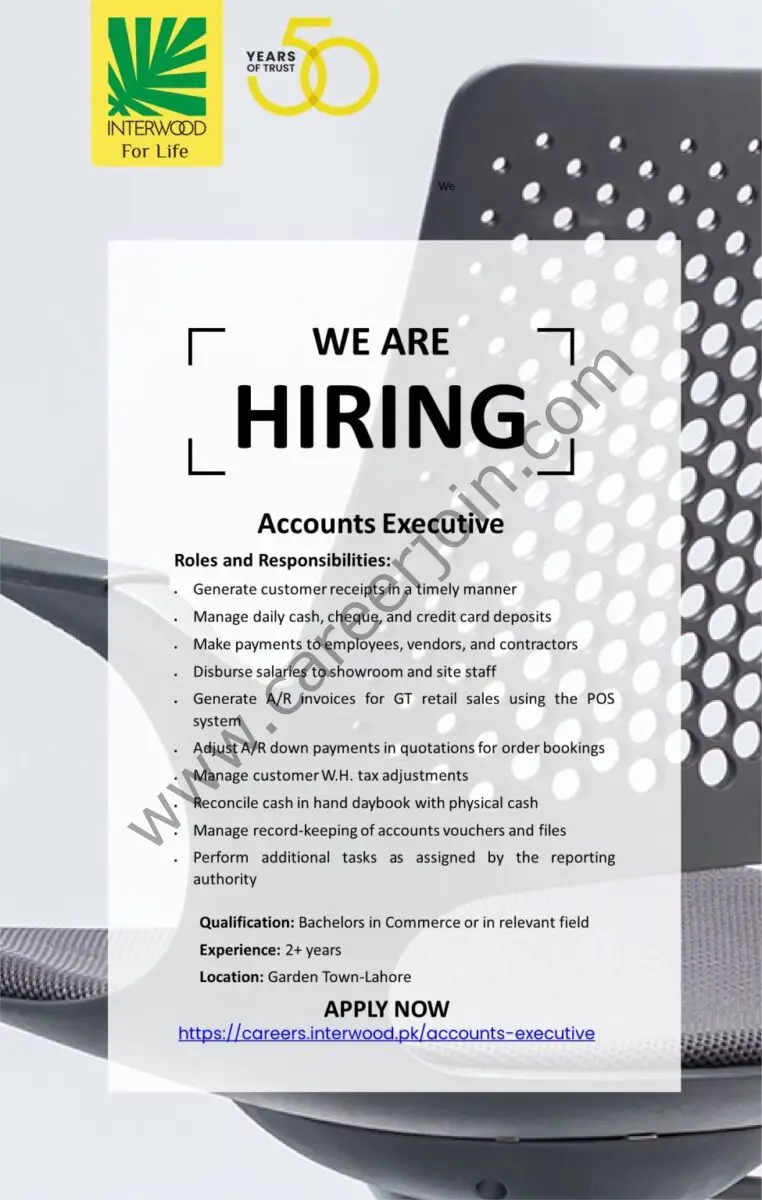 Interwood Mobel Pvt Ltd Jobs Accounts Executive 1