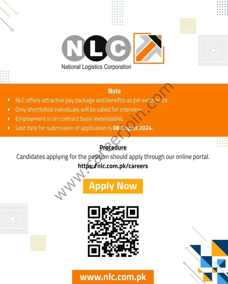 National Logistics Corporation NLC Jobs System & Recovery Officer 3