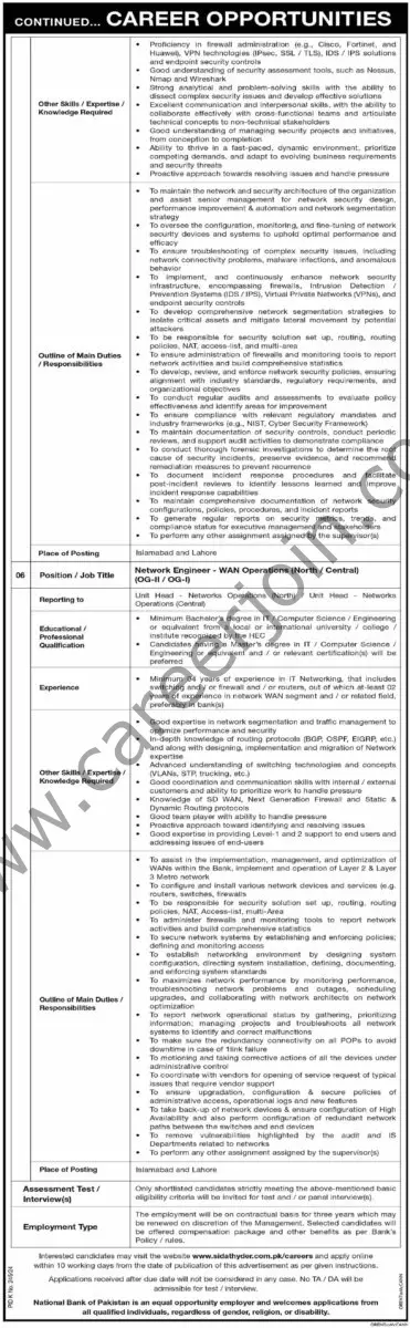 National Bank Of Pakistan NBP Jobs 28 July 2024 Dawn 03 1