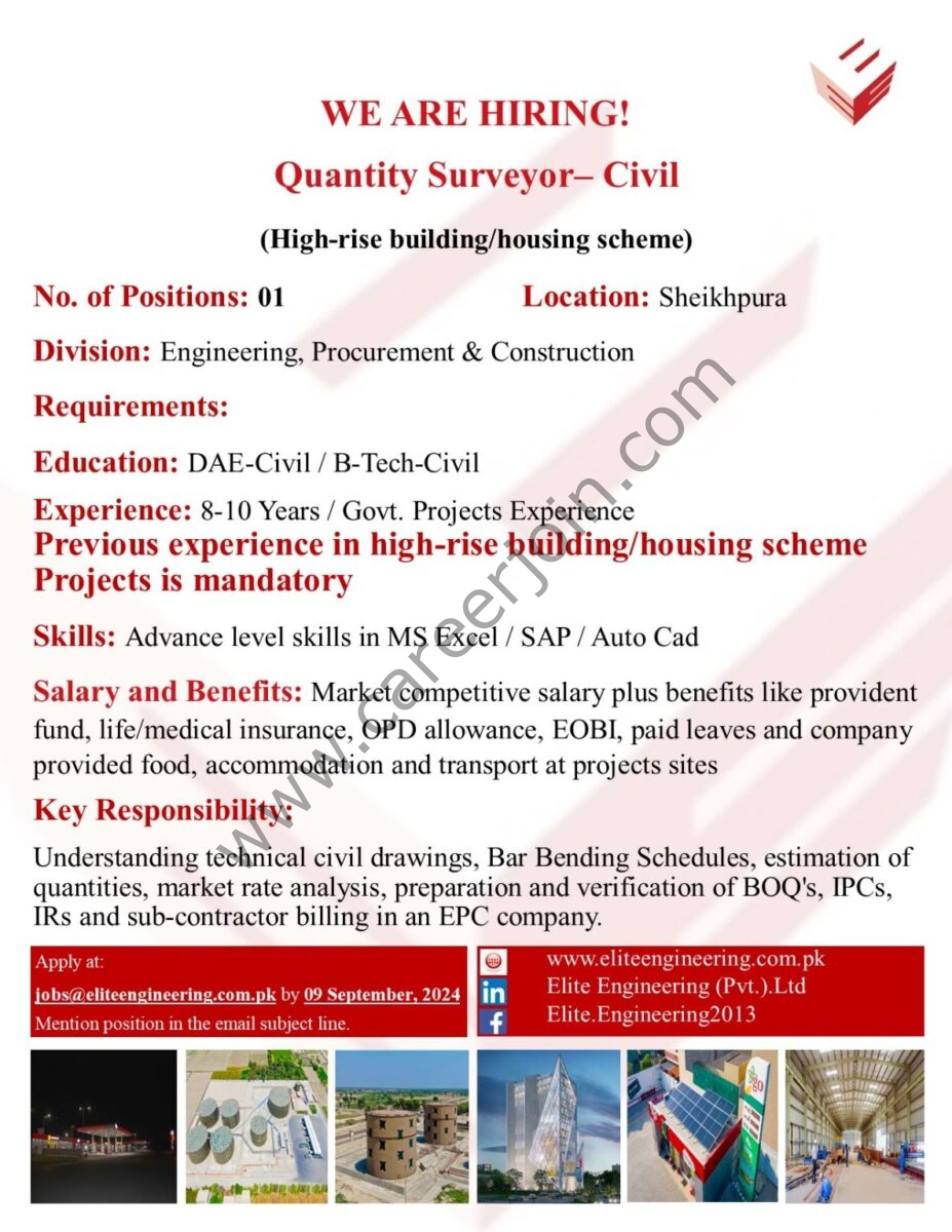 Elite Engineering Pvt Ltd Jobs September 2024 2