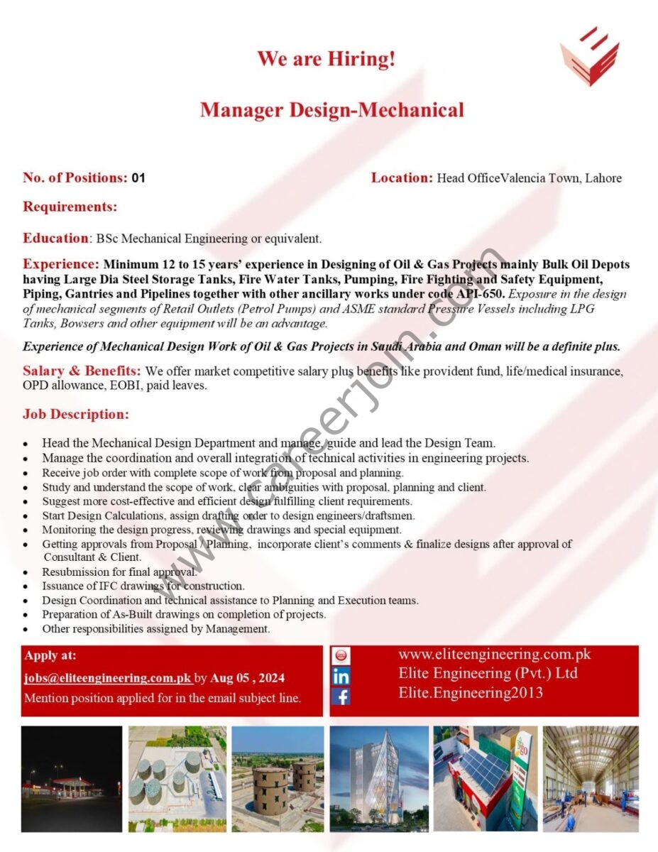 Elite Engineering Jobs Manager Design Mechanical 1