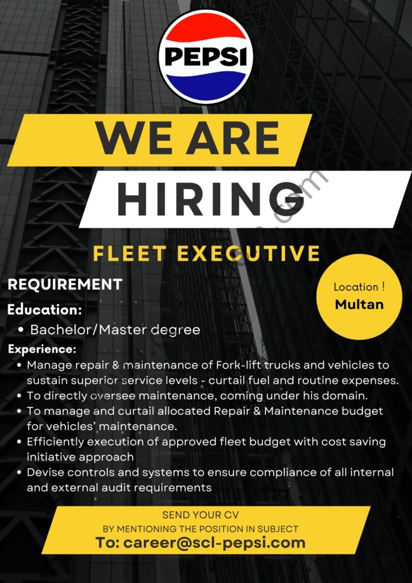 PEPSI Jobs Fleet Executive 1