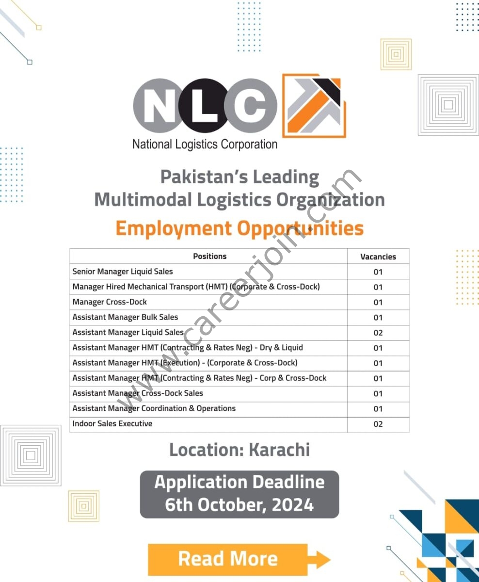  National Logistics Corporation NLC Jobs September 2024 1