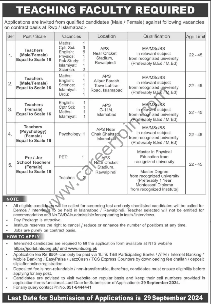 Teaching Faculty Jobs 15 September 2024 Dawn 1