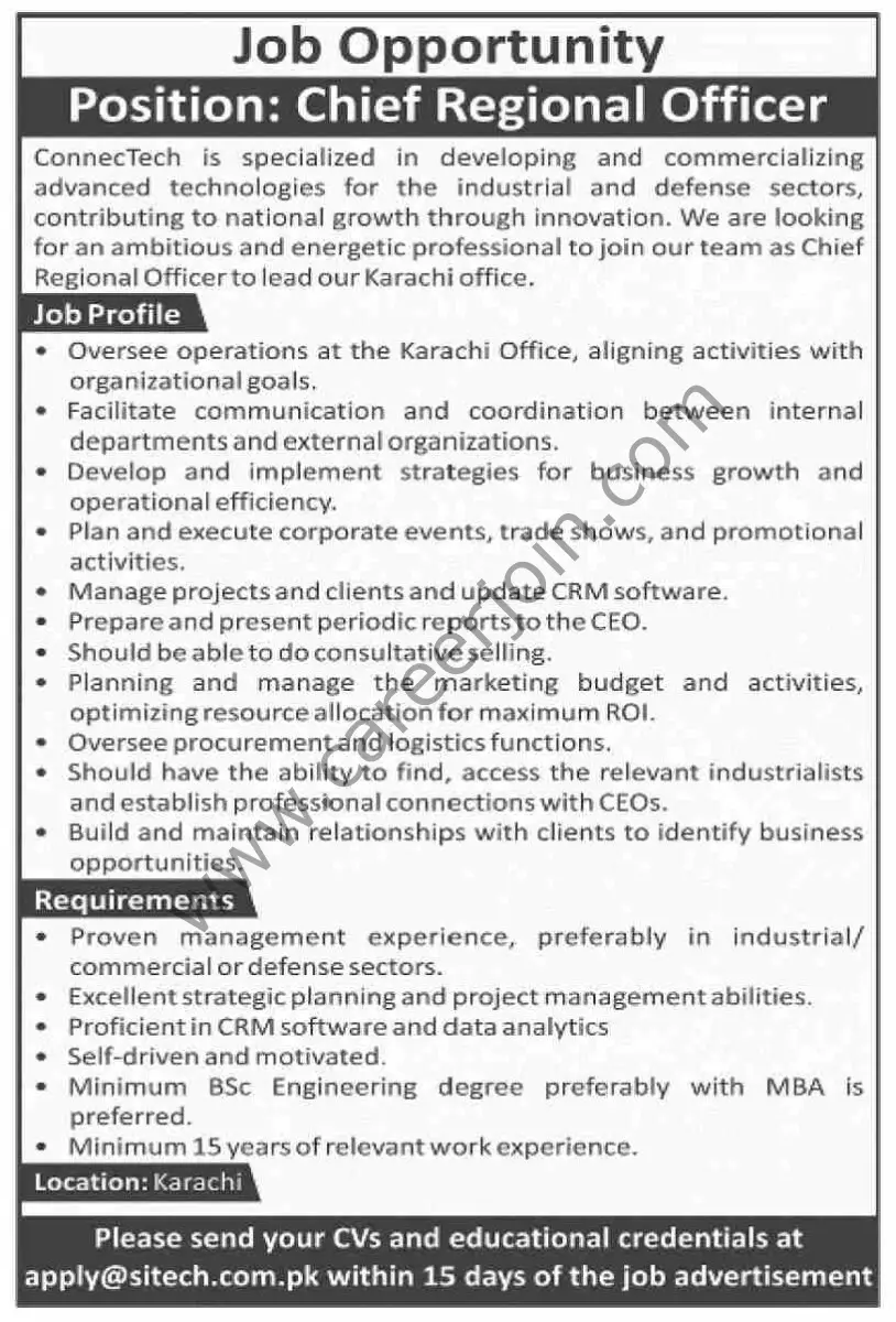 ConneTech Jobs 20 October 2024 Dawn 1