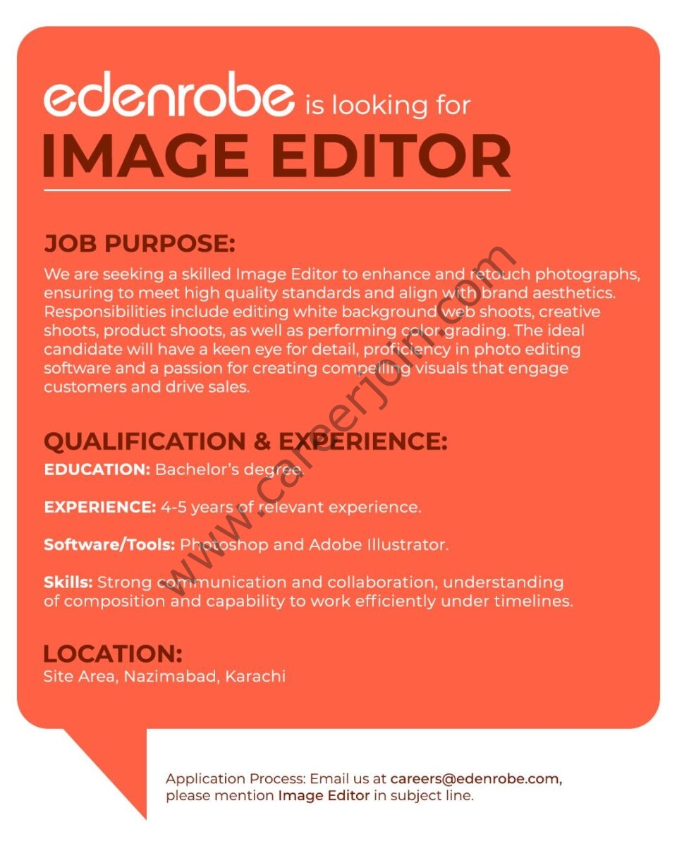 Edenrobe Jobs Image Editor 1