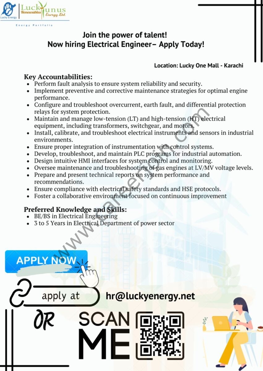 Lucky & Yunus Renewables Energy Ltd Jobs November 2024 1