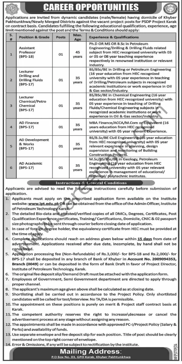 PSDP Project Jobs 17 October 2024 Dawn 1