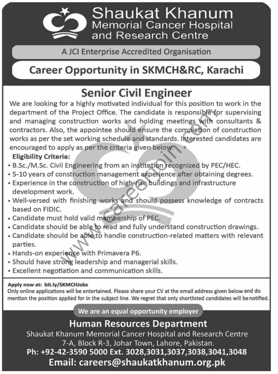 Shaukat Khanum Jobs 13 October 2024 Dawn 1