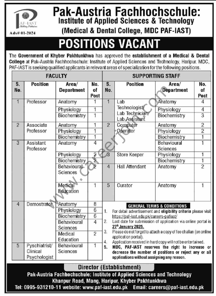 Pak Austria Fachhochschule University Jobs 28 December 2024 Dawn 1