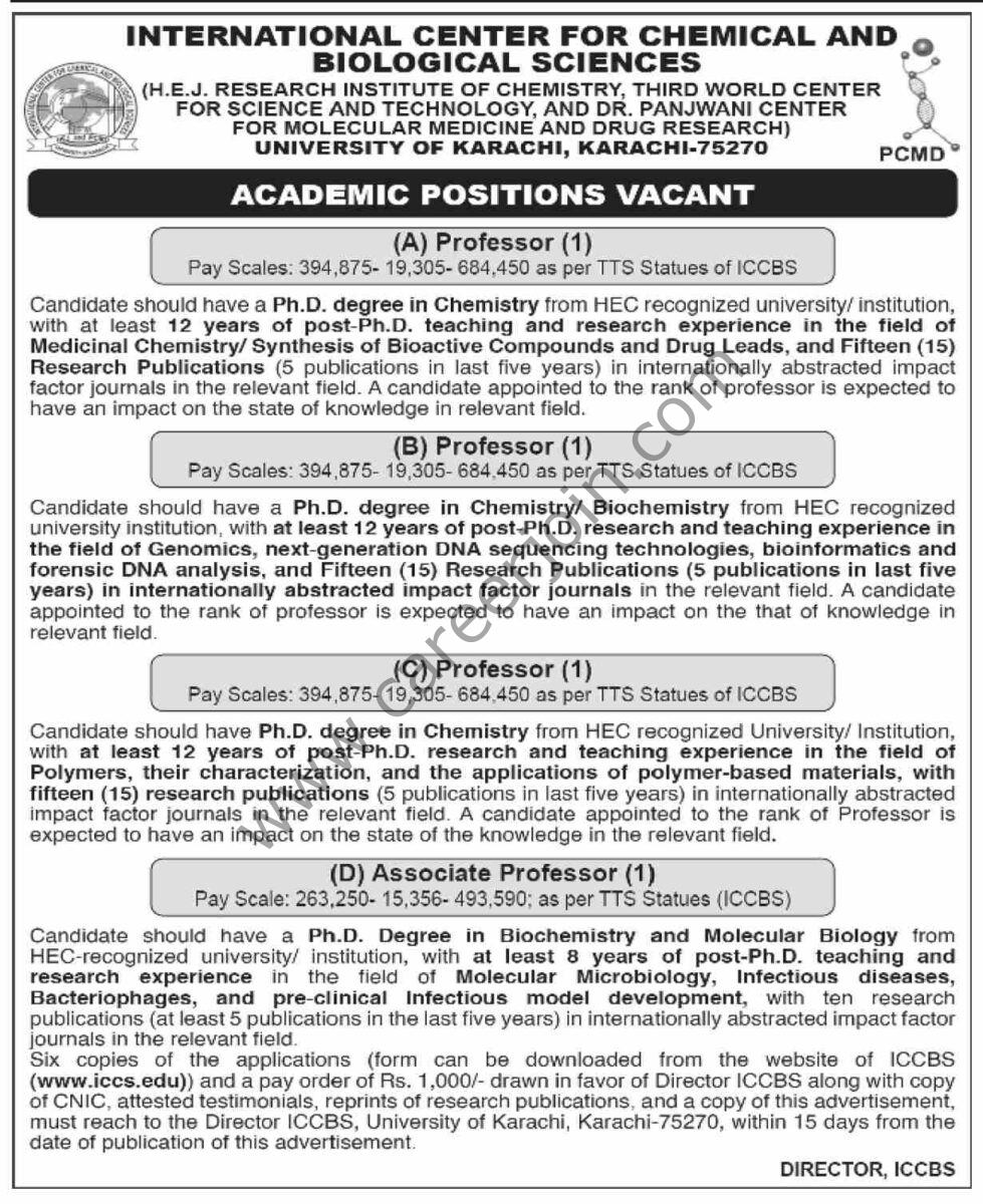 University of Karachi Jobs 01 December 2024 Dawn 1