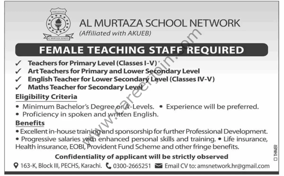 Al Murtaza School Network Jobs 12 January 2024 Dawn 1