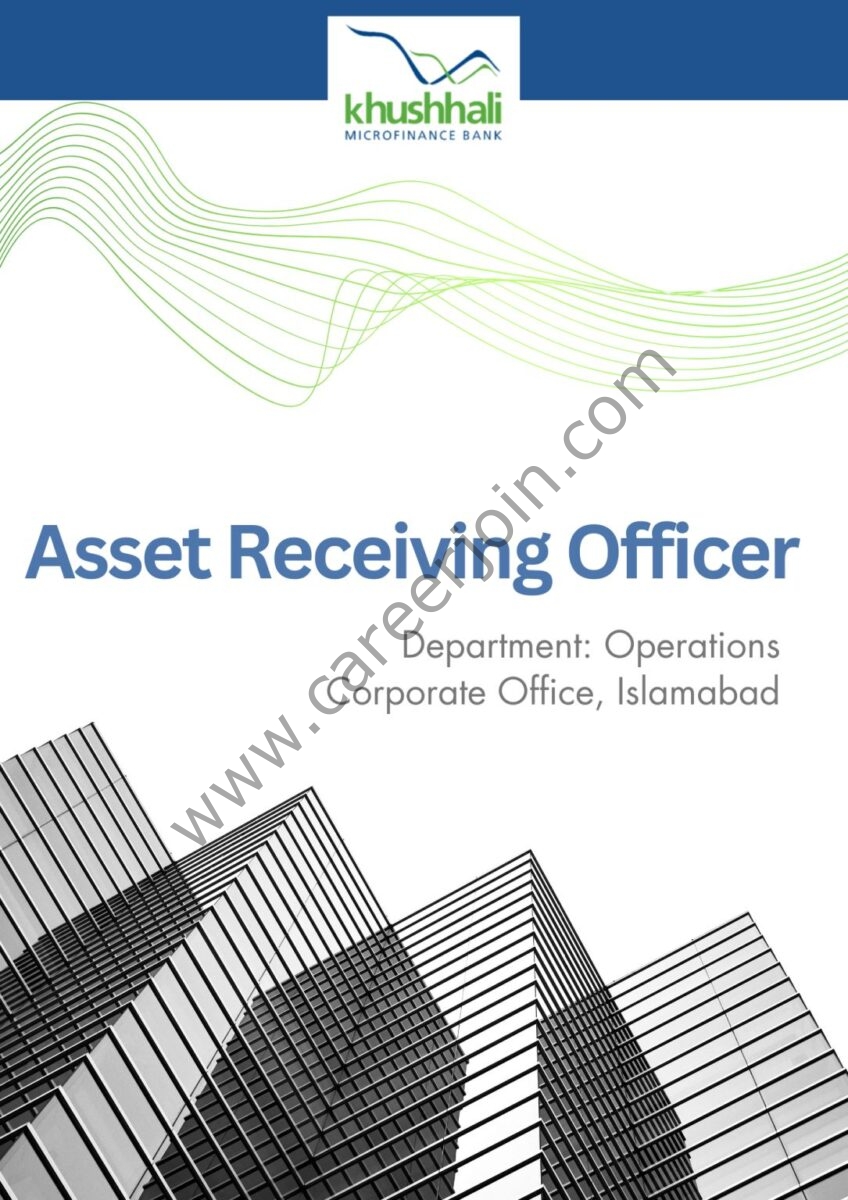 Khushhali Microfinance Bank Limited Jobs Asset Receiving Officer  1