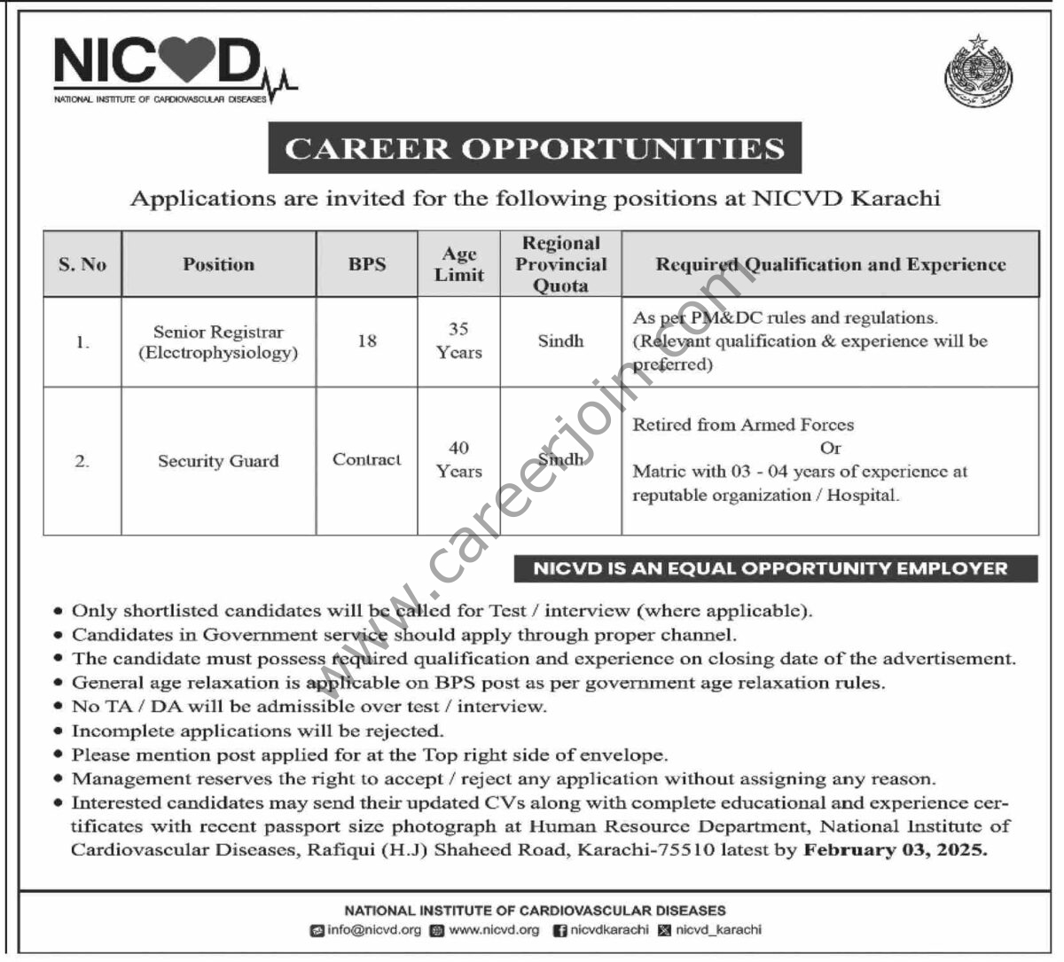 NICVD Jobs 19 January 2024 Dawn 1