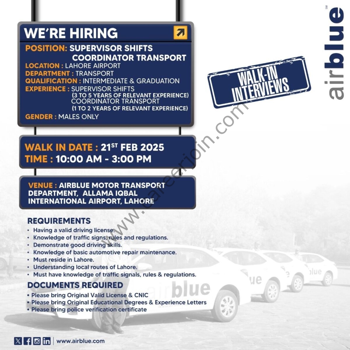 Airblue Jobs 17 February 2025 1