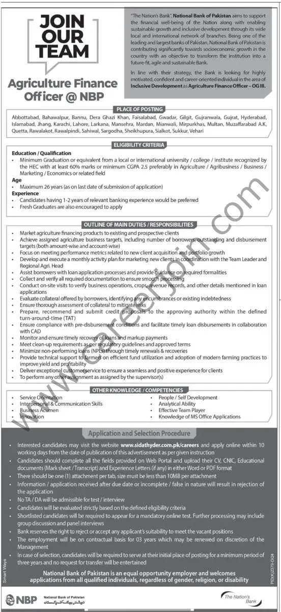 National Bank Of Pakistan NBP Jobs 02 February 2025 Express Tribune 1