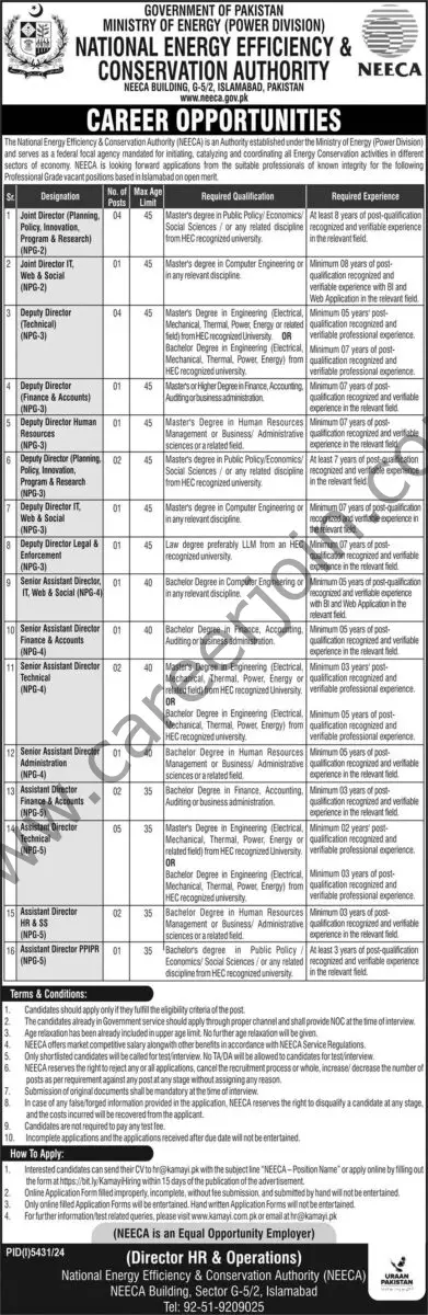 National Energy Efficiency & Conservation Authority NEECA Jobs 09 February 2025 Express 1