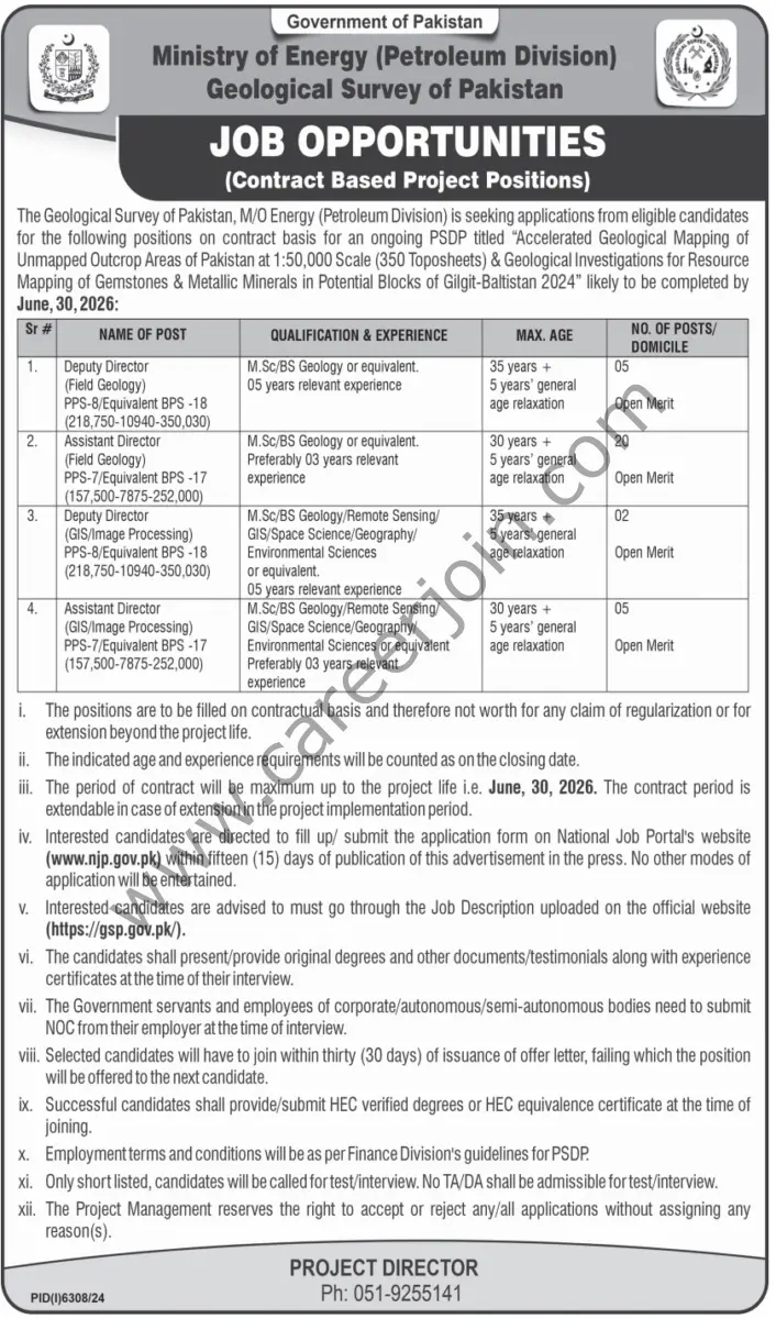 Ministry of Energy Jobs 15 March 2025 Express Tribune 1