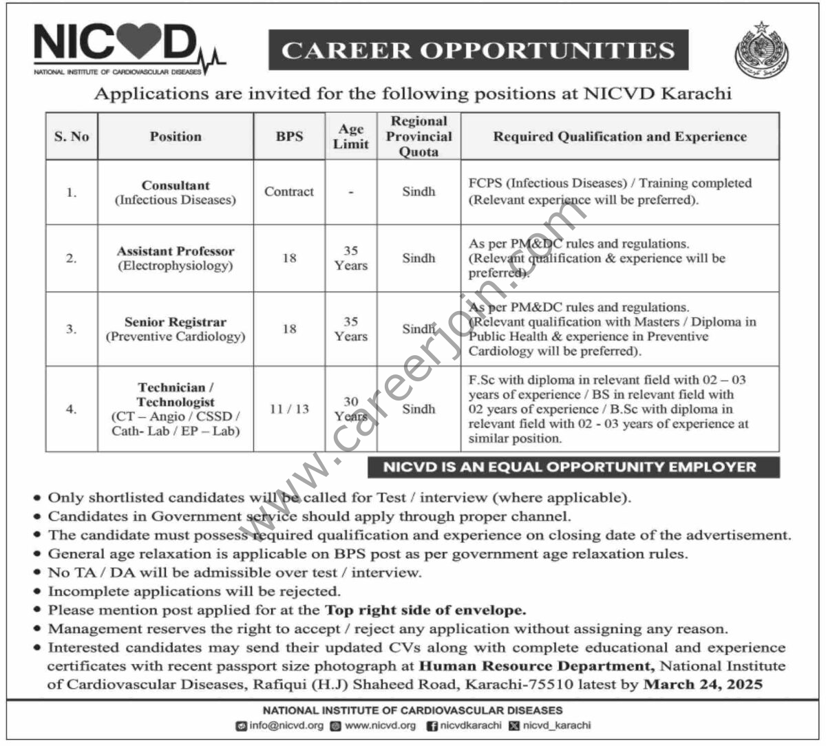 NICVD Jobs 09 March 2025 Dawn 1